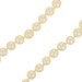 Cultured Pearl & Diamond Necklace 15 1/2" - 18k Gold Knotted Strand