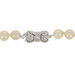 Cultured Pearl & Diamond Necklace 15 1/2" - 18k Gold Knotted Strand