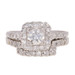 1.14ctw European Cut Diamond Art Deco Engagement Ring & Wedding Band Platinum 1.14ctw European Cut Diamond Art Deco Engagement Ring & Wedding Band Platinum