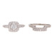 1.14ctw European Cut Diamond Art Deco Engagement Ring & Wedding Band Platinum 1.14ctw European Cut Diamond Art Deco Engagement Ring & Wedding Band Platinum