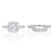 1.14ctw European Cut Diamond Art Deco Engagement Ring & Wedding Band Platinum 1.14ctw European Cut Diamond Art Deco Engagement Ring & Wedding Band Platinum
