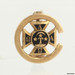 ALPHA TAU OMEGA - 14k GOLD fraternity Colorado Greek Vintage PIN BADGE