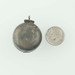 Antique Solid Perfume Case - Sterling Silver Ornate Engravable Charm Trinket Antique Solid Perfume Case - Sterling Silver Ornate Engravable Charm Trinket