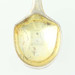 George Smith William Fern Baby Demitasse Spoon Sterling Silver Gold Wash 4.25" George Smith William Fern Baby Demitasse Spoon Sterling Silver Gold Wash 4.25"
