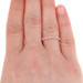 NEW .22ctw Round Cut Pink Sapphire & Diamond Ring 14k Gold Milgrain Wedding Band NEW .22ctw Round Cut Pink Sapphire & Diamond Ring 14k Gold Milgrain Wedding Band