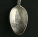 Philadelphia Pennsylvania Souvenir Spoon Sterling Silver City Hall Enamel Figure Philadelphia Pennsylvania Souvenir Spoon Sterling Silver City Hall Enamel Figure