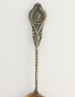 Vintage Collector's Spoon - Sterling Silver Euchre Soldier Cameo Decorative Vintage Collector's Spoon - Sterling Silver Euchre Soldier Cameo Decorative