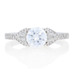 NEW Semi-Mount Engagement Ring - 14k Gold Fits 6.5mm Center w/Diamonds .41ctw NEW Semi-Mount Engagement Ring - 14k Gold Fits 6.5mm Center w/Diamonds .41ctw