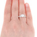 NEW Semi-Mount Engagement Ring - 14k Gold Fits 6.5mm Center w/Diamonds .41ctw NEW Semi-Mount Engagement Ring - 14k Gold Fits 6.5mm Center w/Diamonds .41ctw