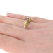 NEW Semi-Mount Engagement Ring - 18k Gold & Platinum Fits 6.5-7mm w/Dias .33ctw