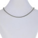 Mesh Chain Necklace 17 1/4" - Steel & 14k Yellow Gold Twist Tube Clasp Mesh Chain Necklace 17 1/4" - Steel & 14k Yellow Gold Twist Tube Clasp