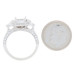 NEW Semi-Mount Halo Engagement Ring - 14k Gold Fits 6mm Center w/Diamonds .90ctw NEW Semi-Mount Halo Engagement Ring - 14k Gold Fits 6mm Center w/Diamonds .90ctw