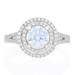 NEW Semi-Mount Halo Engagement Ring 14k Gold Fits 6.5mm Center w/Diamonds .33ctw NEW Semi-Mount Halo Engagement Ring 14k Gold Fits 6.5mm Center w/Diamonds .33ctw