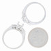 Tacori Diamond Semi-Mount Engagement Ring & Band Wedding Set Platinum HT 2206 Tacori Diamond Semi-Mount Engagement Ring & Band Wedding Set Platinum HT 2206
