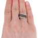 NEW 1.00ctw Round Brilliant Diamond Ring - Sterling Silver Curved Cluster Size 6 NEW 1.00ctw Round Brilliant Diamond Ring - Sterling Silver Curved Cluster Size 6
