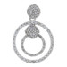 NEW .33ctw Round Brilliant Diamond Pendant - Sterling Silver Cluster Halo NEW .33ctw Round Brilliant Diamond Pendant - Sterling Silver Cluster Halo