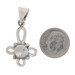 2.50ct Oval Cabochon Cut Tourmaline Pendant - Sterling Silver Floral Solitaire 2.50ct Oval Cabochon Cut Tourmaline Pendant - Sterling Silver Floral Solitaire