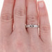 NEW Semi-Mount Engagement Ring 14k White Gold for 6-6.5mm Center Diamonds .38ctw NEW Semi-Mount Engagement Ring 14k White Gold for 6-6.5mm Center Diamonds .38ctw