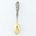 Montana Souvenir Spoon - Sterling Silver Gold Wash Bitter Root Butte Figural Montana Souvenir Spoon - Sterling Silver Gold Wash Bitter Root Butte Figural