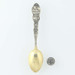 Montana Souvenir Spoon - Sterling Silver Gold Wash Bitter Root Butte Figural Montana Souvenir Spoon - Sterling Silver Gold Wash Bitter Root Butte Figural