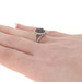 NEW .50ctw Single Cut Black Diamond Ring - Sterling Silver Cluster Halo NEW .50ctw Single Cut Black Diamond Ring - Sterling Silver Cluster Halo