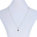 NEW .50ctw Rose & Single Cut Diamond Pendant Necklace - Sterling Halo Adjustable NEW .50ctw Rose & Single Cut Diamond Pendant Necklace - Sterling Halo Adjustable