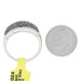 NEW 1.00ctw Round Brilliant & Single Cut Diamond Ring - Sterling Wave Design NEW 1.00ctw Round Brilliant & Single Cut Diamond Ring - Sterling Wave Design