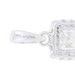 NEW .25ctw Princess Cut Diamond Pendant - Sterling Silver Halo NEW .25ctw Princess Cut Diamond Pendant - Sterling Silver Halo