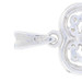 NEW .33ctw Round Brilliant Diamond Pendant - Sterling Silver Double Heart Halo NEW .33ctw Round Brilliant Diamond Pendant - Sterling Silver Double Heart Halo