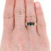 2.76ctw Round Cut Sapphire & Diamond Ring - 14k Yellow Gold Engagement 2.76ctw Round Cut Sapphire & Diamond Ring - 14k Yellow Gold Engagement