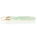Carved Jadeite Pendant - 14k Yellow Gold Botanical Design Carved Jadeite Pendant - 14k Yellow Gold Botanical Design