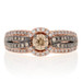 Rose Gold Diamond Ring - 14k Round Brilliant Cut 1.00ctw Halo Rose Gold Diamond Ring - 14k Round Brilliant Cut 1.00ctw Halo