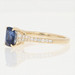 Yellow Gold Sapphire & Diamond Ring - 14k Emerald Cut 1.22ctw Yellow Gold Sapphire & Diamond Ring - 14k Emerald Cut 1.22ctw