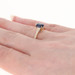 Yellow Gold Sapphire & Diamond Ring - 14k Emerald Cut 1.22ctw Yellow Gold Sapphire & Diamond Ring - 14k Emerald Cut 1.22ctw