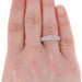 Sterling Silver Diamond Engagement Ring - 925 Round Brilliant Cut .64ctw Sterling Silver Diamond Engagement Ring - 925 Round Brilliant Cut .64ctw