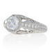 White Gold Semi-Mount Engagement Ring - 14k Fits 6.5mm Center w/ .30ctw Diamonds White Gold Semi-Mount Engagement Ring - 14k Fits 6.5mm Center w/ .30ctw Diamonds