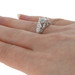 White Gold Semi-Mount Engagement Ring - 14k Fits 6.5mm Center w/ .30ctw Diamonds White Gold Semi-Mount Engagement Ring - 14k Fits 6.5mm Center w/ .30ctw Diamonds