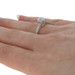 White Gold Semi-Mount Engagement Ring - 14k Fits 6.5mm Center w/ .14ctw Diamonds White Gold Semi-Mount Engagement Ring - 14k Fits 6.5mm Center w/ .14ctw Diamonds