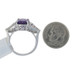 Sterling Silver Amethyst & Rhodolite Garnet Ring - 925 Oval Cut 3.80ctw Sterling Silver Amethyst & Rhodolite Garnet Ring - 925 Oval Cut 3.80ctw
