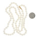 Yellow Gold Freshwater Pearl knotted Strand Necklace 23 1/2" -14k Fishhook Clasp Yellow Gold Freshwater Pearl knotted Strand Necklace 23 1/2" -14k Fishhook Clasp