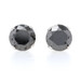 White Gold Black Diamond Stud Earrings 14k Round 4.14ctw Pierced Screw-On Backs White Gold Black Diamond Stud Earrings 14k Round 4.14ctw Pierced Screw-On Backs