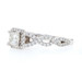Valina Diamond Halo Engagement Ring White Gold - 14k Princess Cut 1.15ctw GIA Valina Diamond Halo Engagement Ring White Gold - 14k Princess Cut 1.15ctw GIA