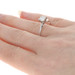 White Gold Diamond Solitaire Engagement Ring - 14k Princess Cut 1.02ct EGL USA White Gold Diamond Solitaire Engagement Ring - 14k Princess Cut 1.02ct EGL USA