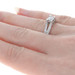 White Gold Diamond Engagement Ring - 14k Round Brilliant Cut .91ctw Cathedral White Gold Diamond Engagement Ring - 14k Round Brilliant Cut .91ctw Cathedral