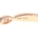 Rose Gold Diamond Stackable Band - 14k Round Cut .21ctw Milgrain Wedding Ring Rose Gold Diamond Stackable Band - 14k Round Cut .21ctw Milgrain Wedding Ring