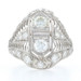 Platinum Diamond Art Deco Ring - European Cut 1.22ctw Vintage Milgrain Platinum Diamond Art Deco Ring - European Cut 1.22ctw Vintage Milgrain