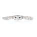 White Gold Diamond & Synthetic Sapphire Art Deco Bracelet 7" - 14k Single .32ctw White Gold Diamond & Synthetic Sapphire Art Deco Bracelet 7" - 14k Single .32ctw