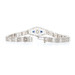 White Gold Diamond & Synthetic Sapphire Art Deco Bracelet 7" - 14k Single .32ctw White Gold Diamond & Synthetic Sapphire Art Deco Bracelet 7" - 14k Single .32ctw