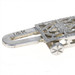 White Gold Diamond & Synthetic Sapphire Art Deco Bracelet 7" - 14k Single .32ctw White Gold Diamond & Synthetic Sapphire Art Deco Bracelet 7" - 14k Single .32ctw