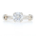 NEW Moissanite Engagement Ring - 950 Platinum Solitaire Size 5 1/2 NEW Moissanite Engagement Ring - 950 Platinum Solitaire Size 5 1/2
